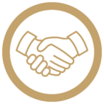 A handshake.